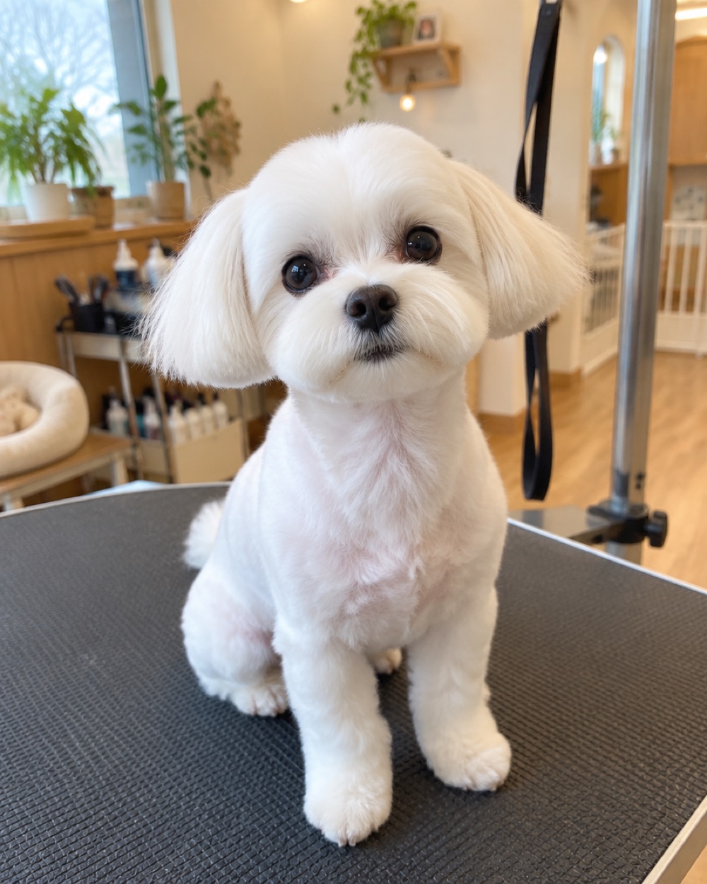 말티즈 여름컷 미용 후 사진 · 예시
